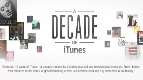 Apple celebrates Decade of iTunes