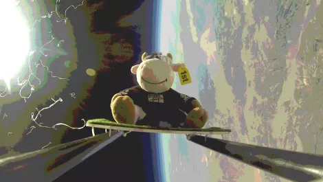 Holy cow! EVA hits the edge of space