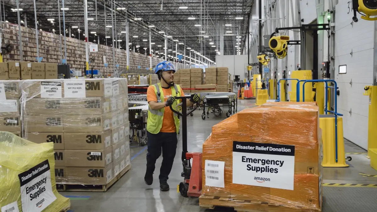 Amazon opens first Canada disaster relief hub in Edmonton